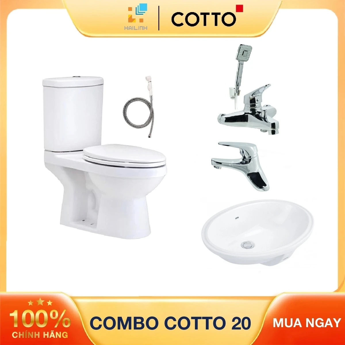 Ảnh Combo thiết bị vệ sinh Cotto số 20 1