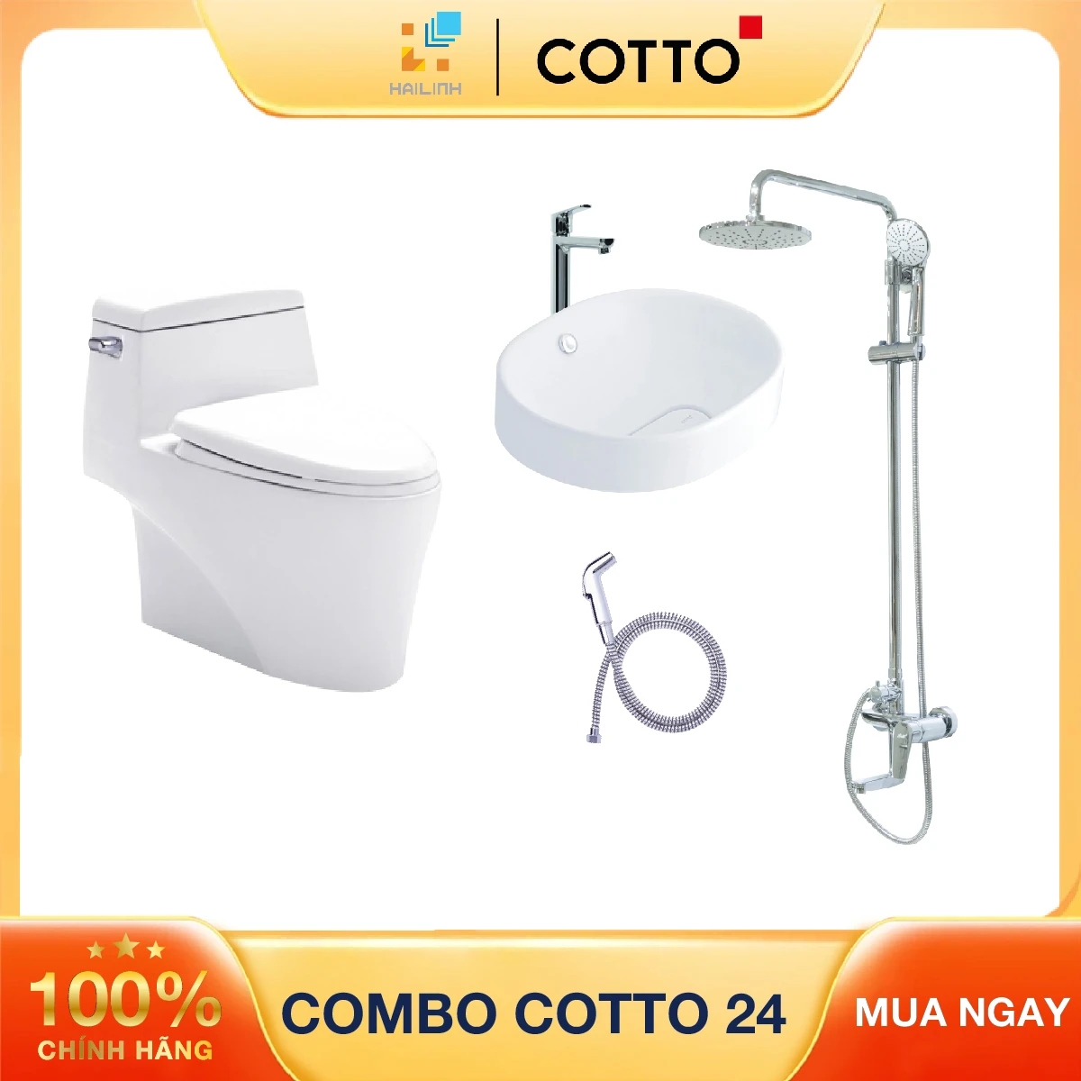 Combo thiết bị vệ sinh Cotto số 24