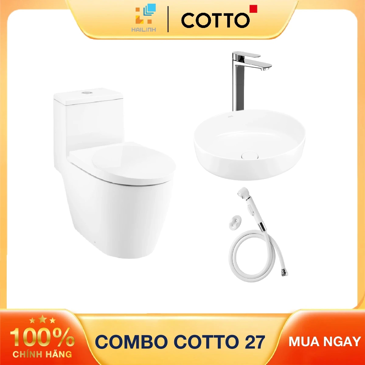 Ảnh Combo thiết bị vệ sinh Cotto số 27 1