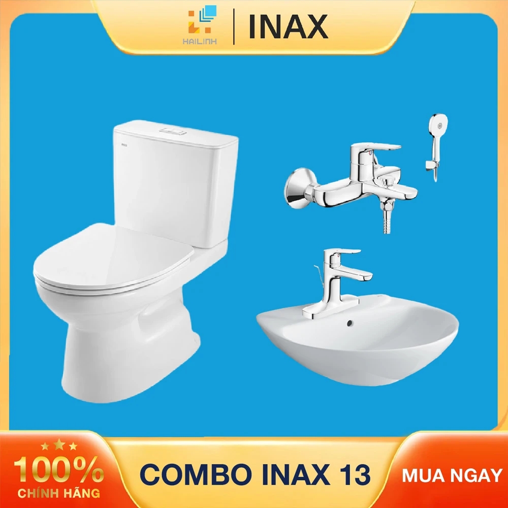 Combo thiết bị vệ sinh Inax 13