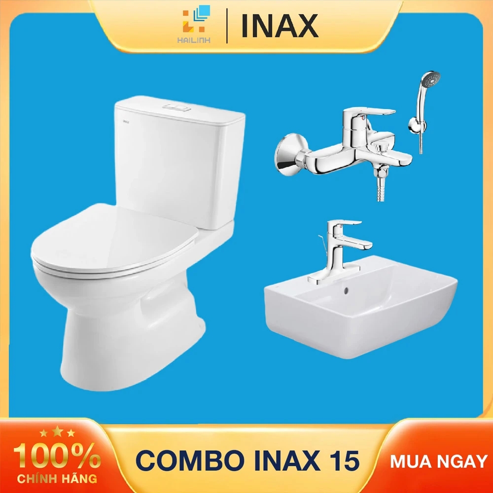 Ảnh Combo thiết bị vệ sinh Inax 15 1
