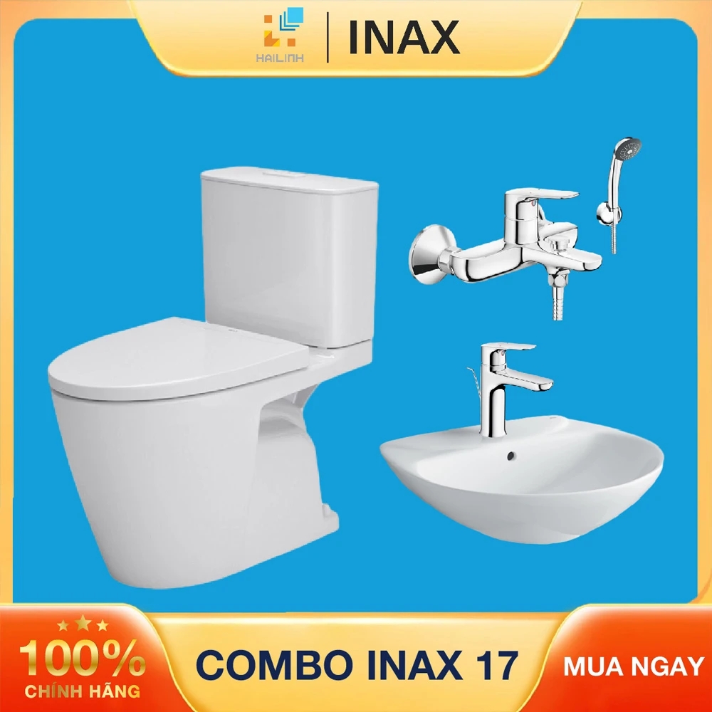 Combo thiết bị vệ sinh Inax 17