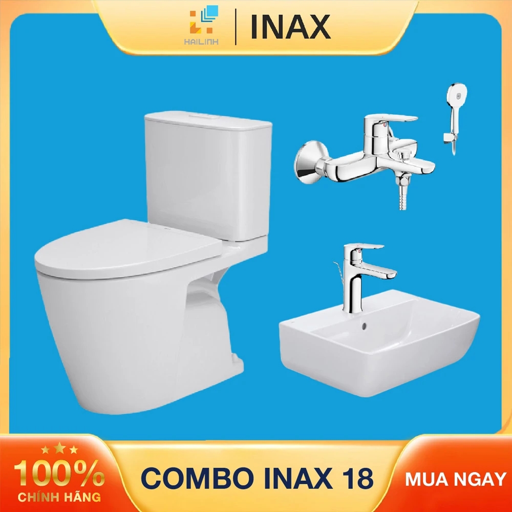 Combo thiết bị vệ sinh Inax 18