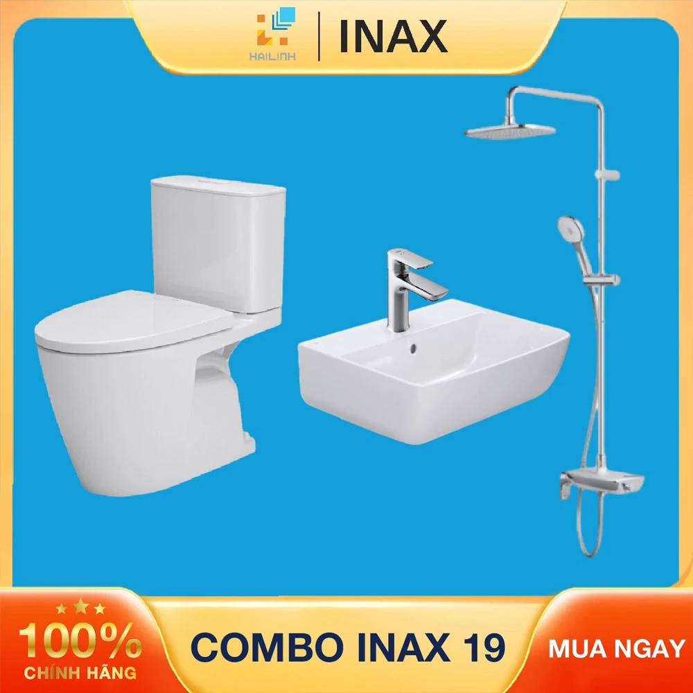 Combo thiết bị vệ sinh Inax 19