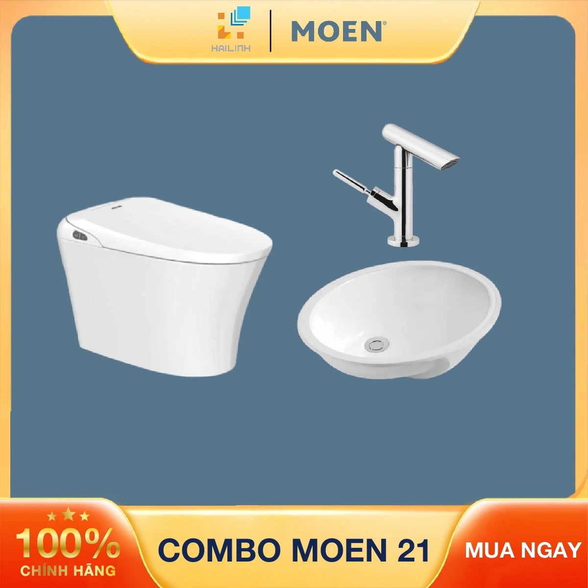 Ảnh Combo thiết bị vệ sinh Moen 21 1