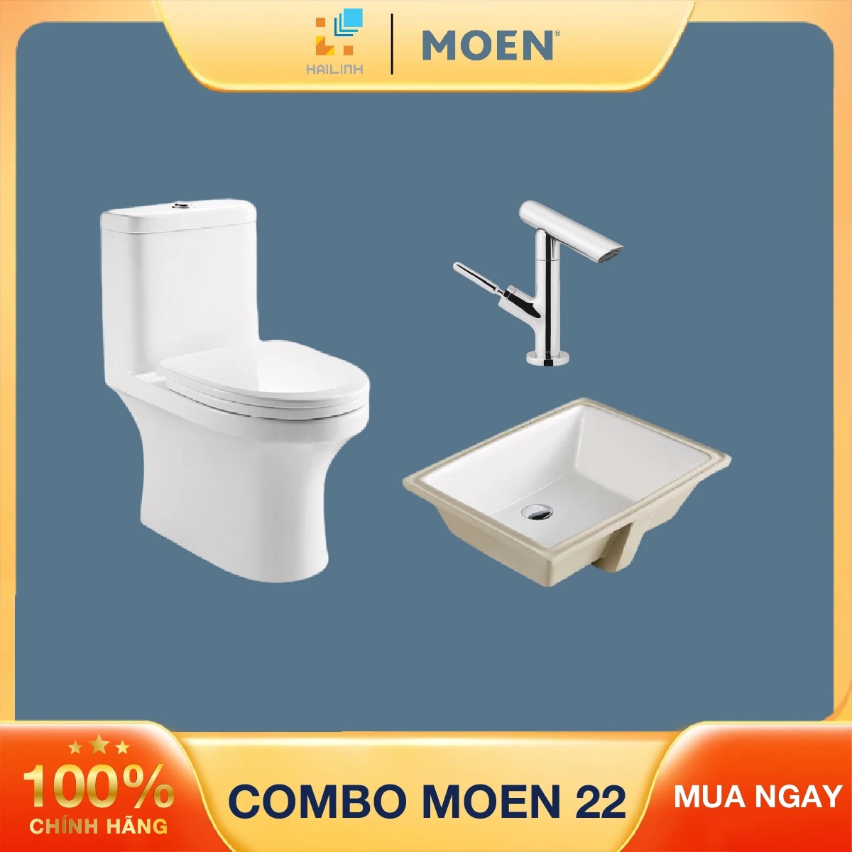 Ảnh Combo thiết bị vệ sinh Moen 22 1