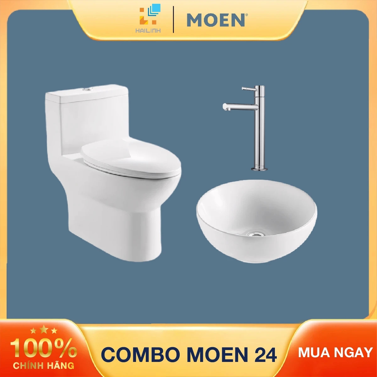 Ảnh Combo thiết bị vệ sinh Moen 24 1