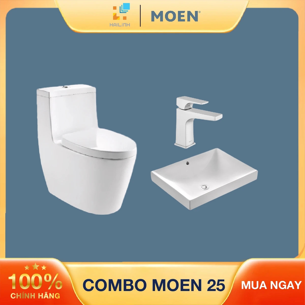Ảnh Combo thiết bị vệ sinh Moen 25 1