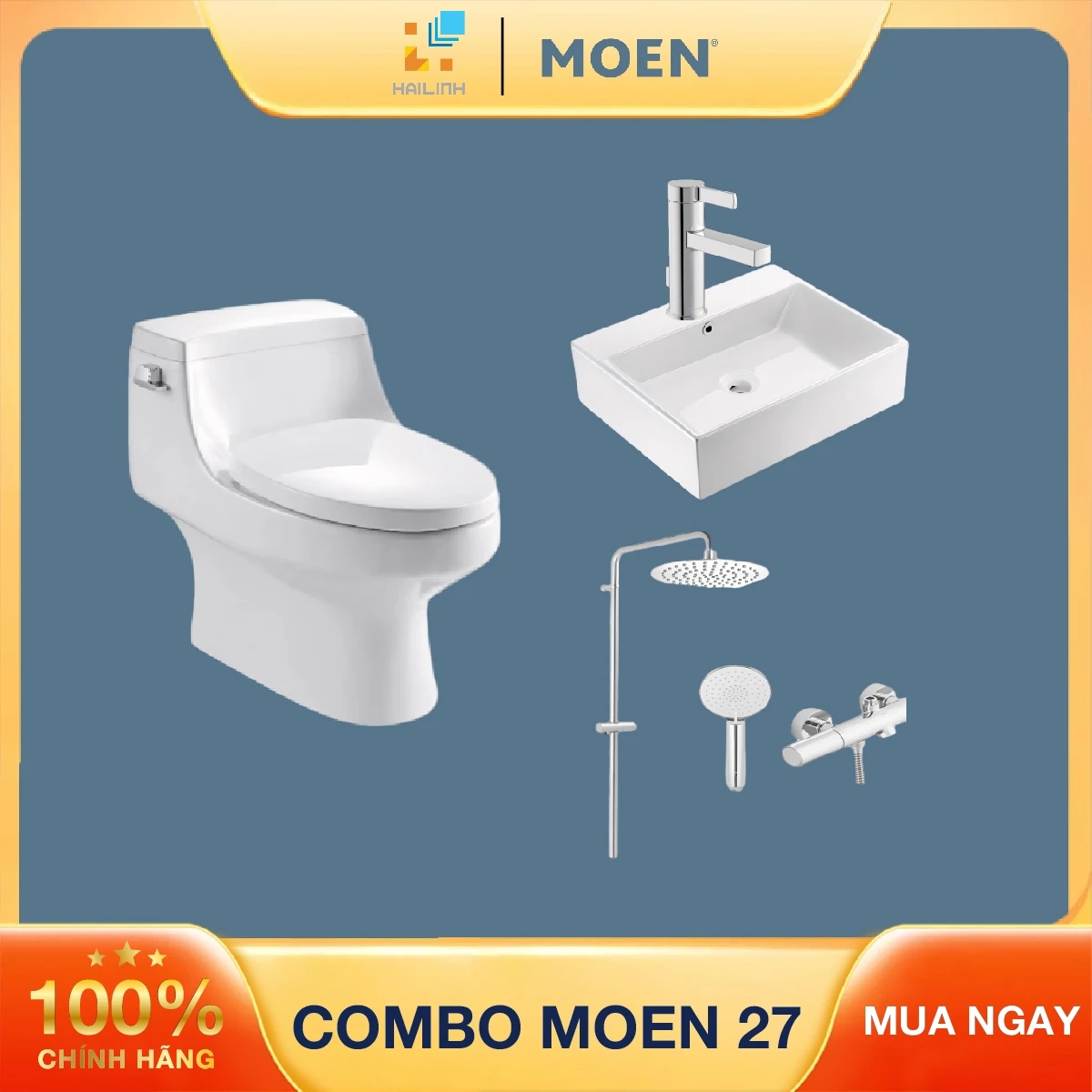 Ảnh Combo thiết bị vệ sinh Moen 27 1