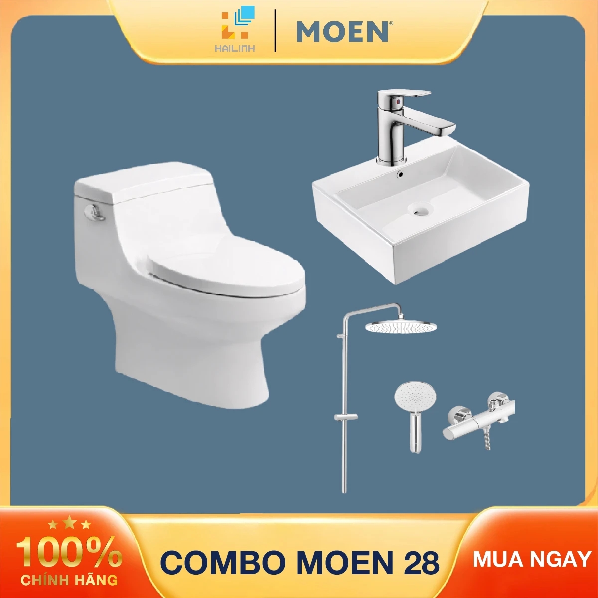 Combo thiết bị vệ sinh Moen 28