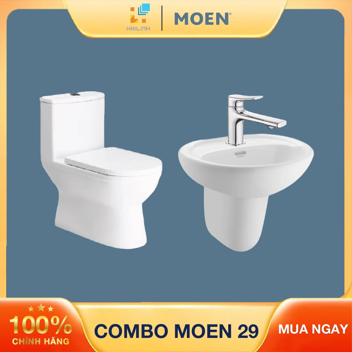 Ảnh Combo thiết bị vệ sinh Moen 29 1