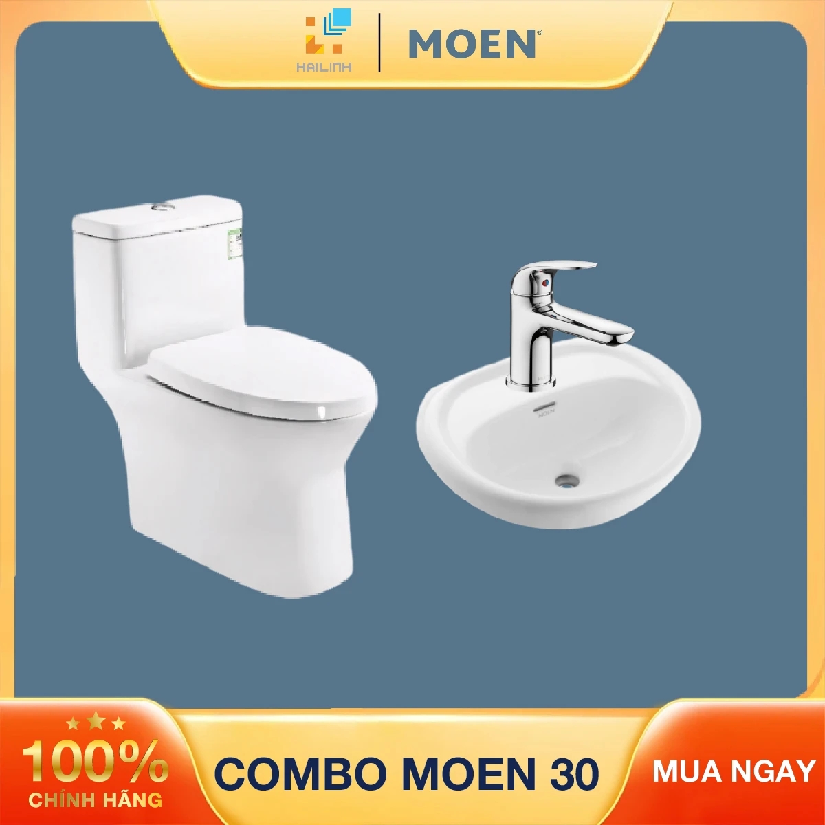 Ảnh Combo thiết bị vệ sinh Moen 30 1