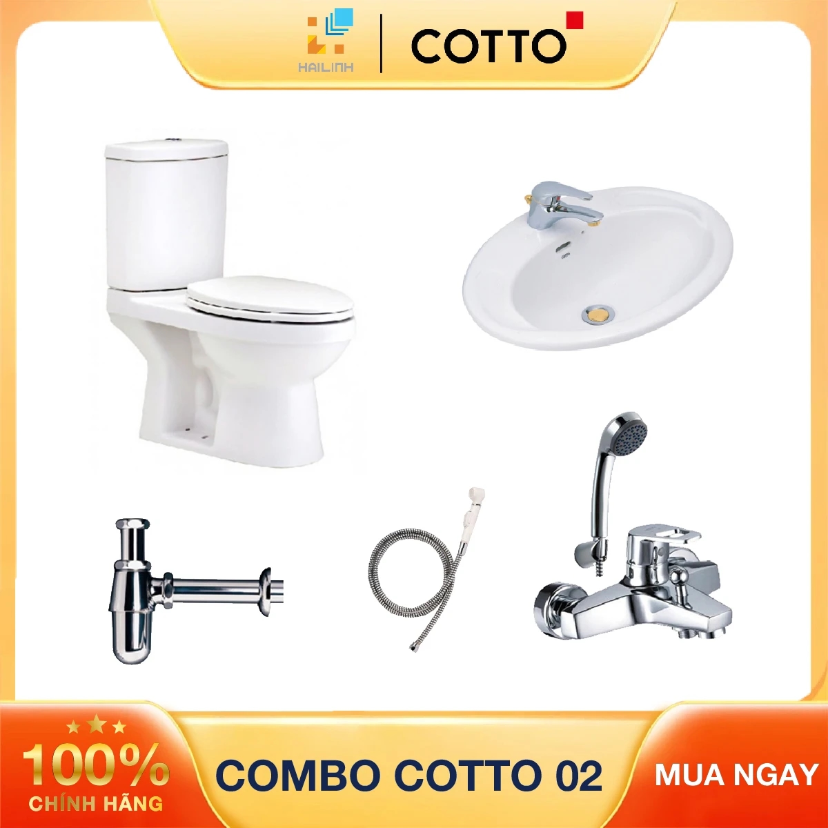 Ảnh Combo thiết bị vệ sinh Cotto 02 1