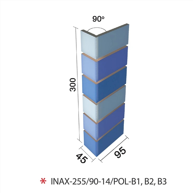 Ảnh Gạch hồ bơi Inax 255/90-14/ POL-B1 1