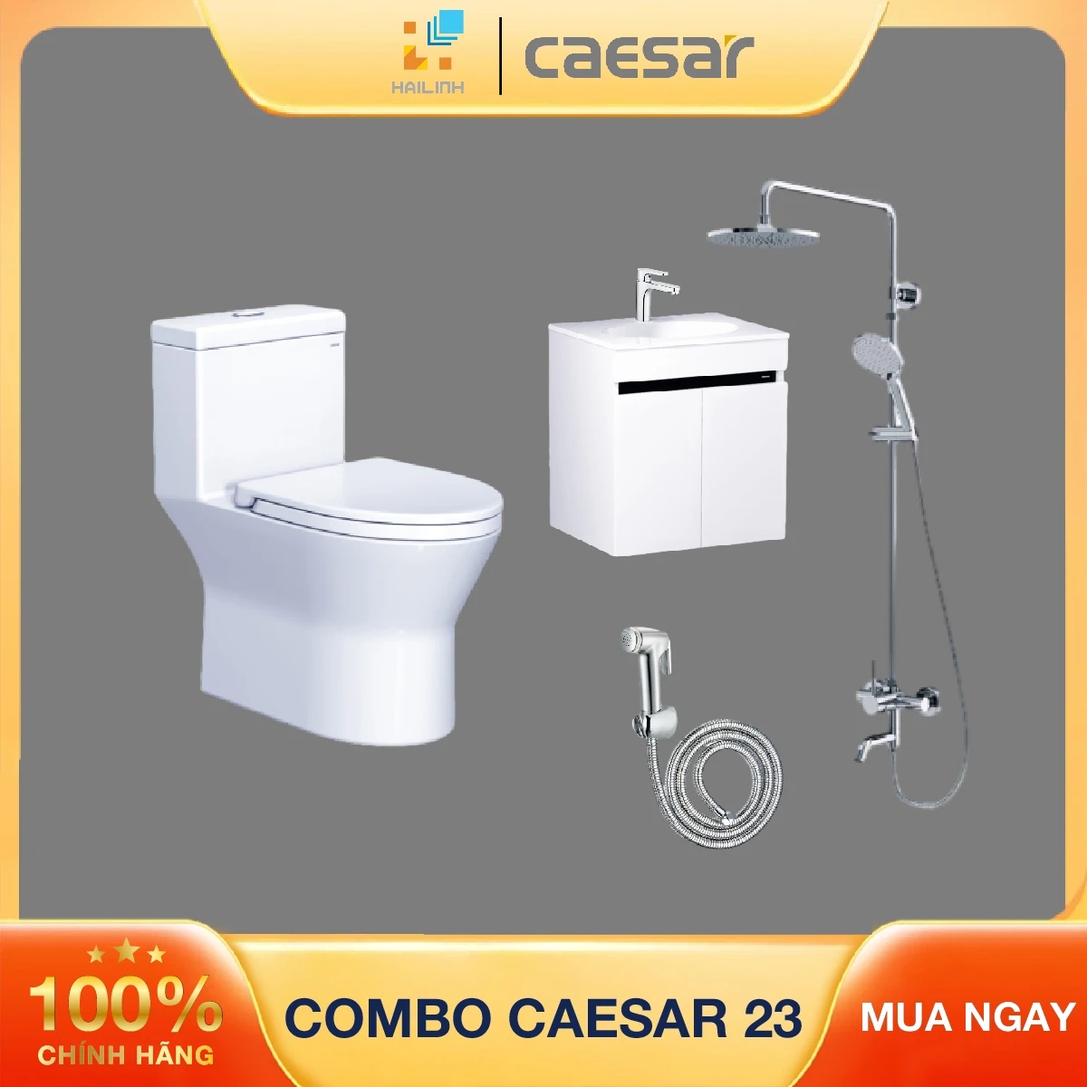 Ảnh Combo thiết bị vệ sinh Caesar số 23 1