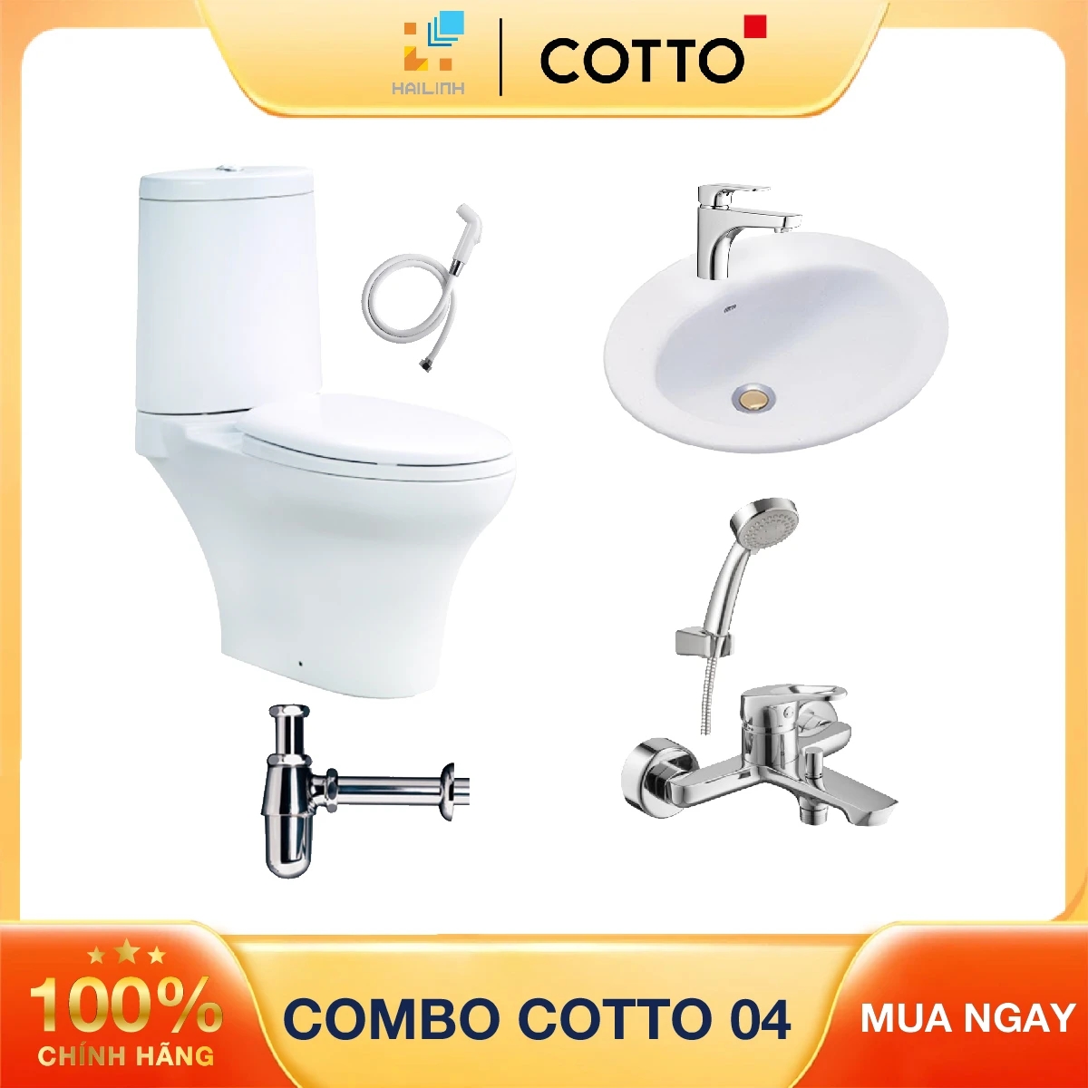 Combo thiết bị vệ sinh Cotto 04