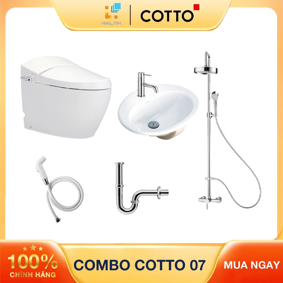 Combo thiết bị vệ sinh Cotto 07