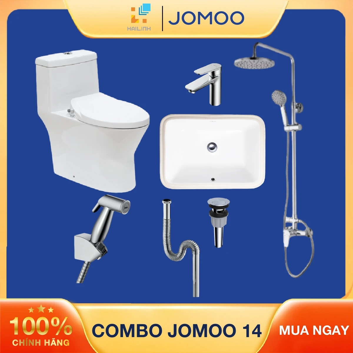 Ảnh Combo thiết bị vệ sinh JOMOO số 14 1