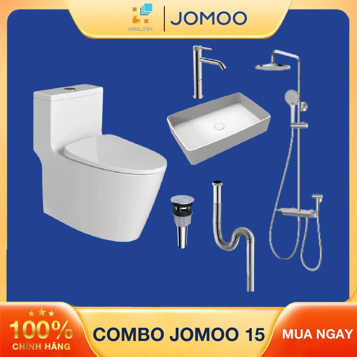 Ảnh Combo thiết bị vệ sinh JOMOO số 15 1