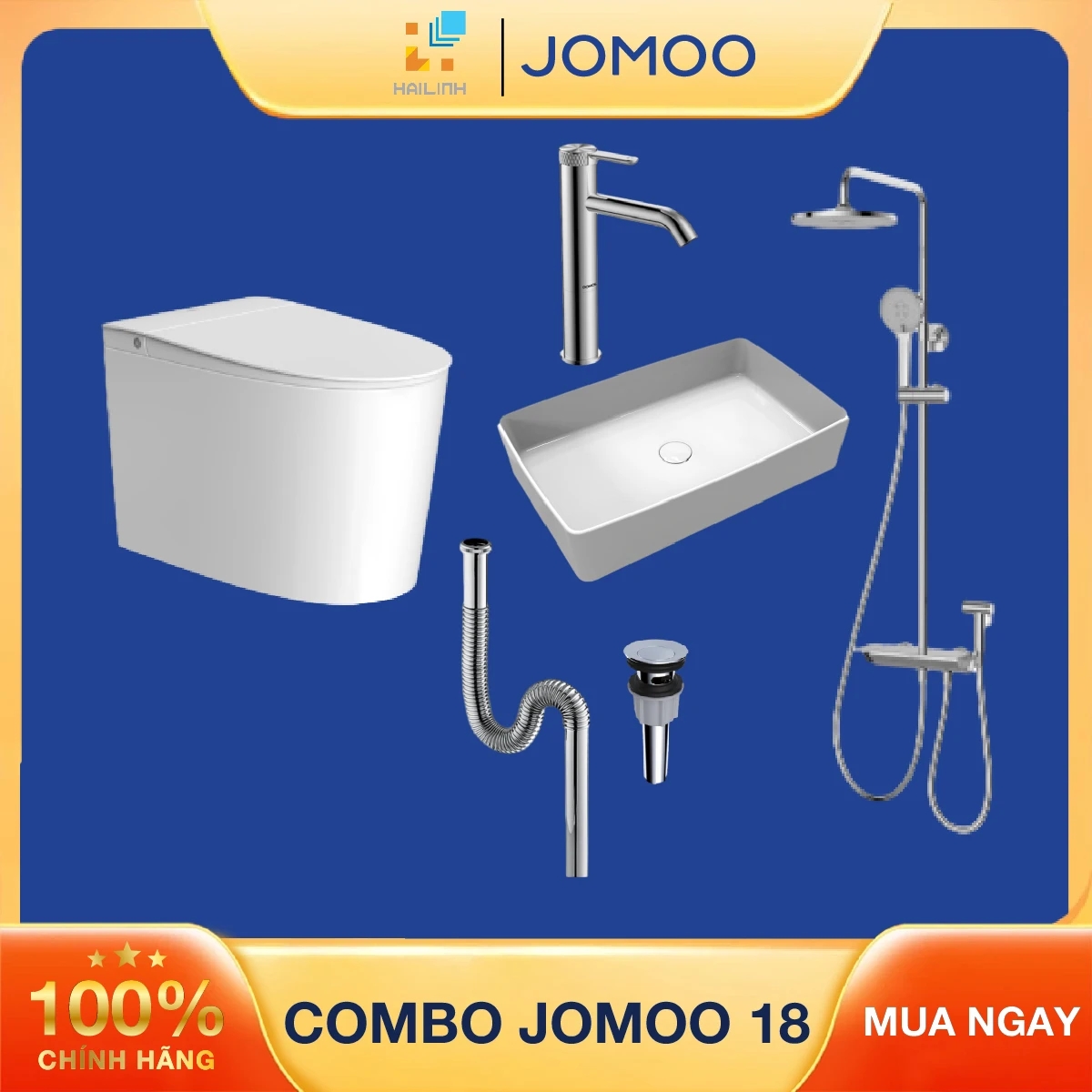Ảnh Combo thiết bị vệ sinh JOMOO số 18 1