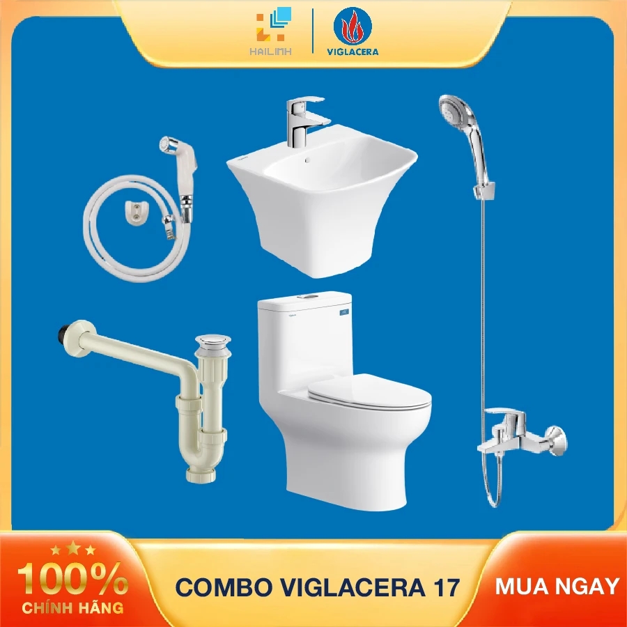 Ảnh Combo thiết bị vệ sinh Viglacera số 17 1