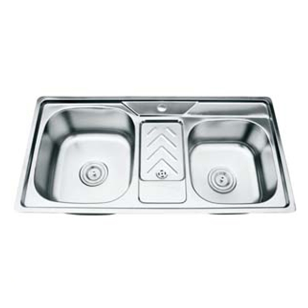 Ảnh Chậu PZ 9046 (900*460*210) 2 hộc 1