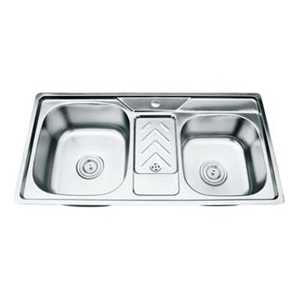 Ảnh Chậu PZ 9046 (900*460*210) 2 hộc 1