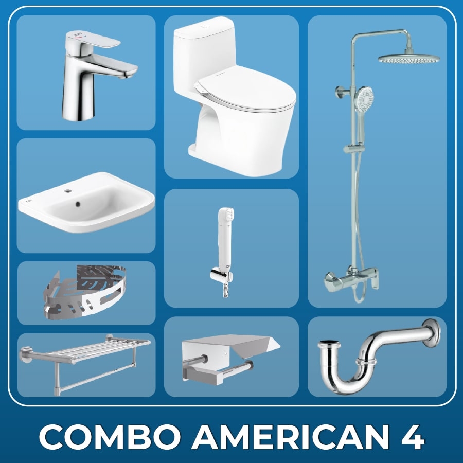 Ảnh Combo thiết bị vệ sinh American Standard 04 1