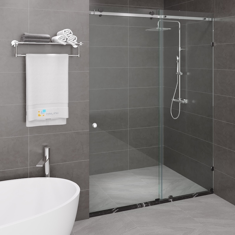 Ảnh Vách kính nhà tắm màu Black Belli BLP-1x2TBV1 1
