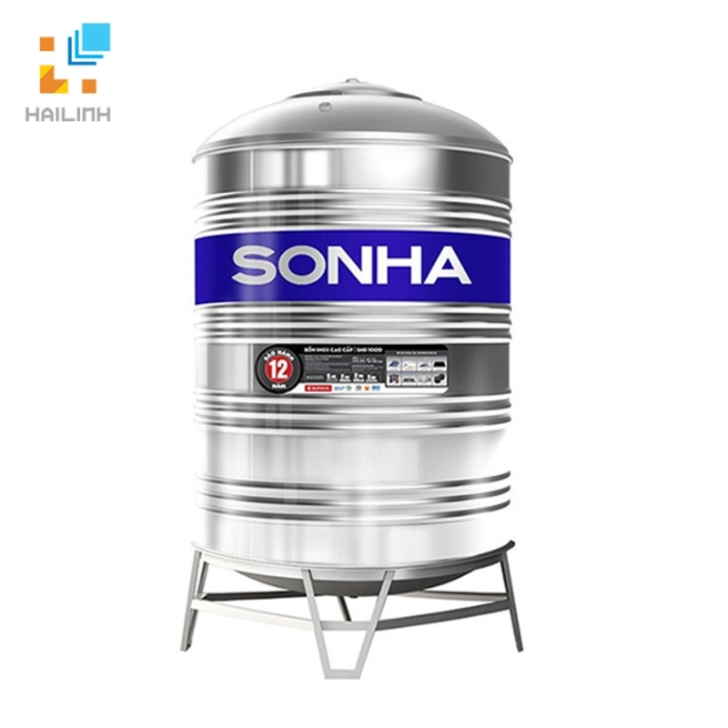 Ảnh Bồn nước inox Sơn Hà SHD 3500 F1380 Đứng 1