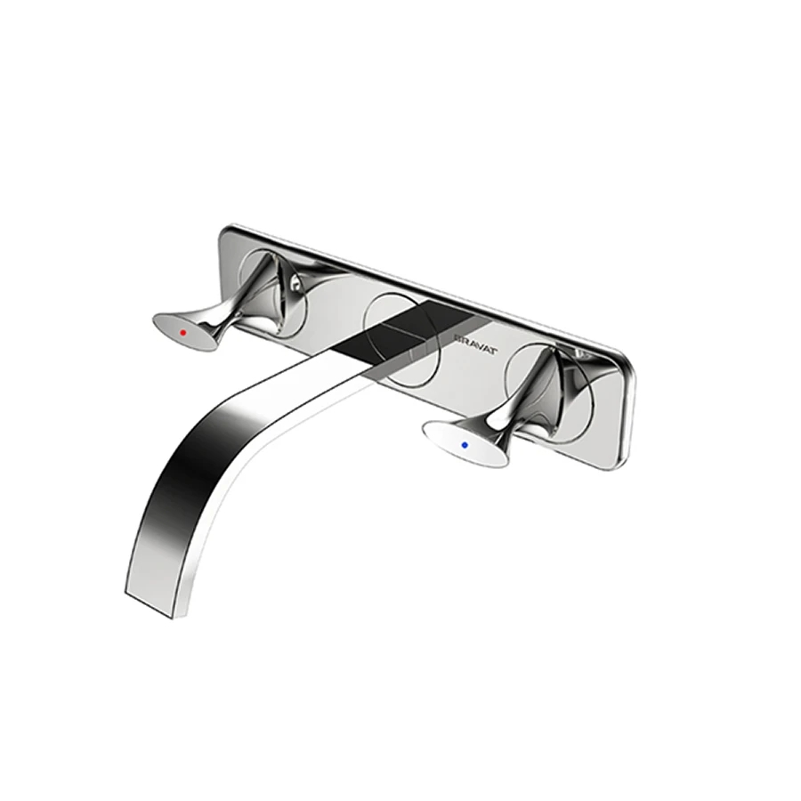 Ảnh Vòi chậu âm tường Bravat P69186C-ENG 1