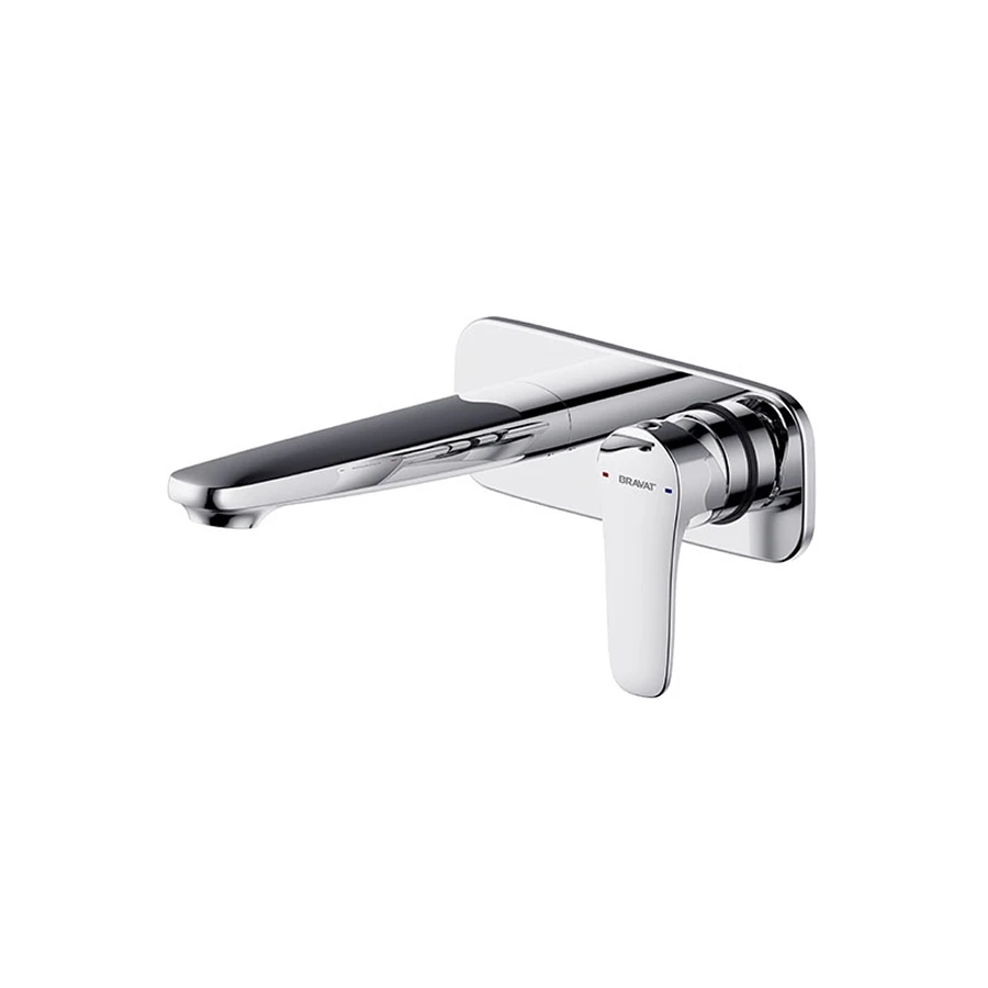 Ảnh Vòi chậu âm tường Bravat P8173218CP-ENG 1