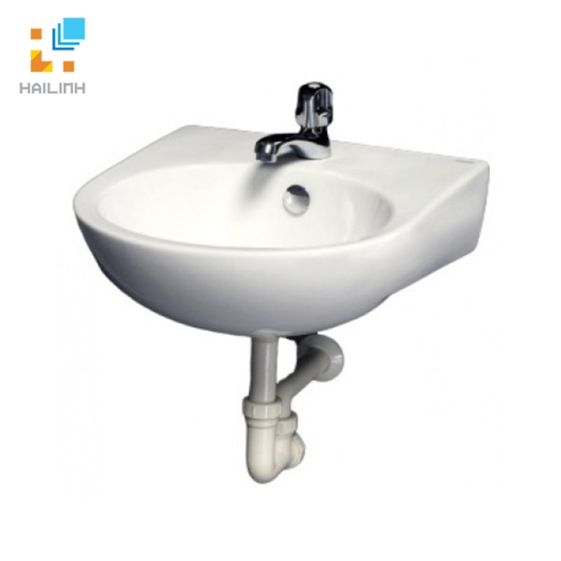 Ảnh Chậu rửa treo tường Caesar L2140 sứ cao cấp 1