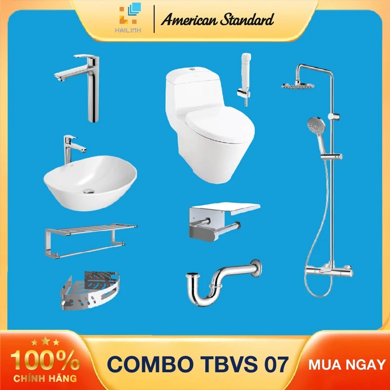 Ảnh Combo Thiết bị vệ sinh American Standard 07 1