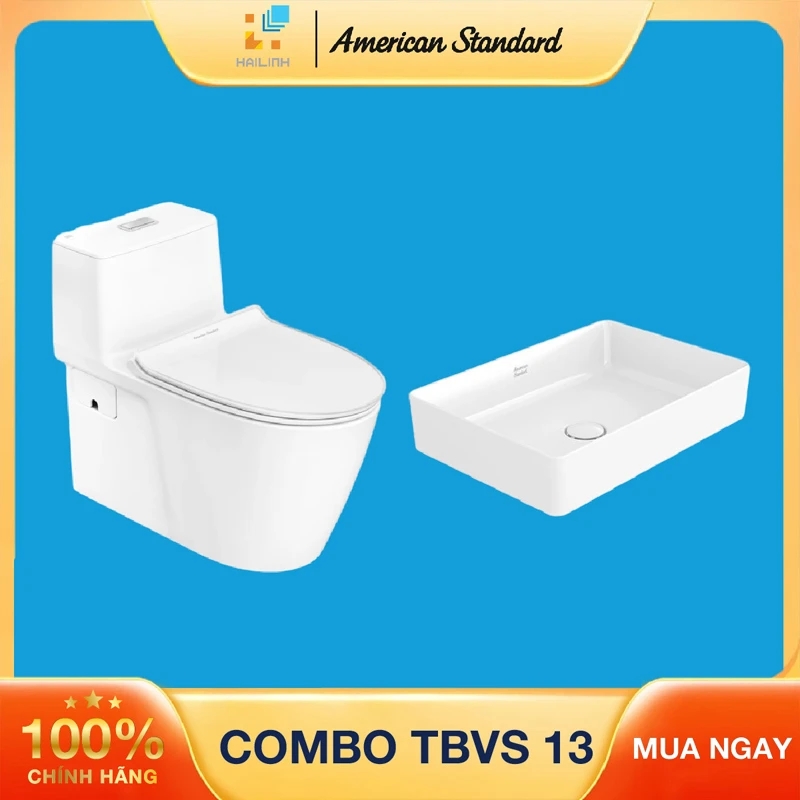 Ảnh Combo thiết bị vệ sinh American Standard 13 1