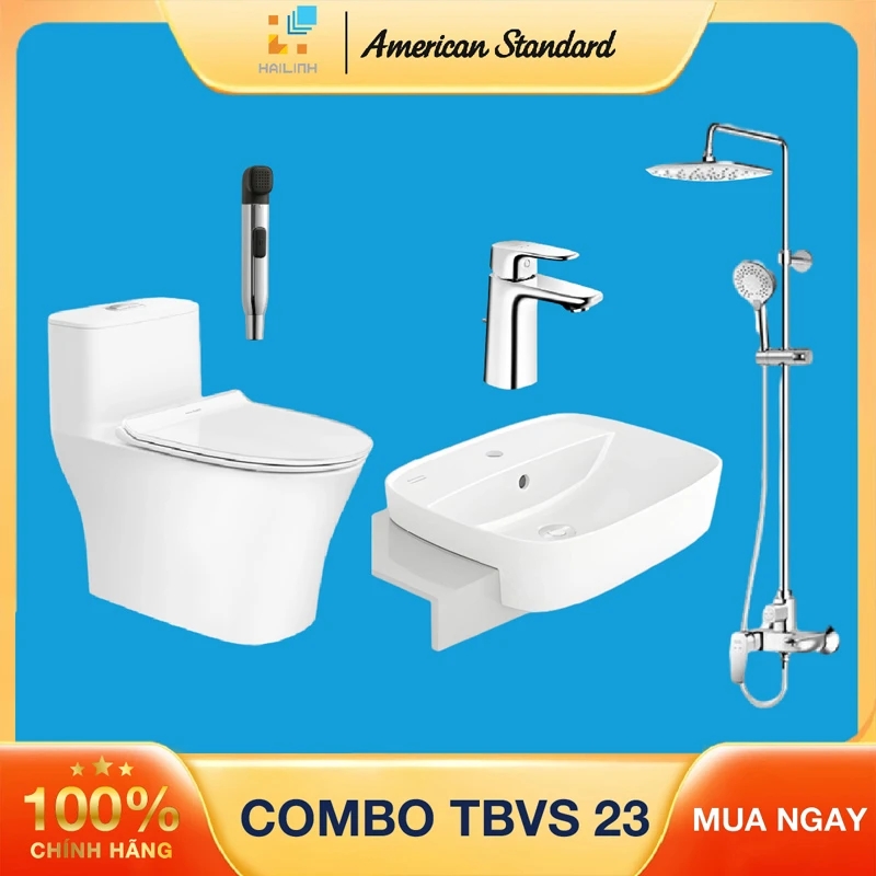 Ảnh Combo thiết bị vệ sinh American Standard 23 1