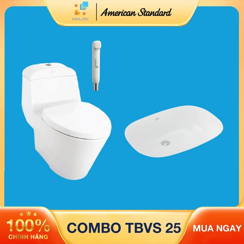 Ảnh Combo thiết bị vệ sinh American Standard 25 1