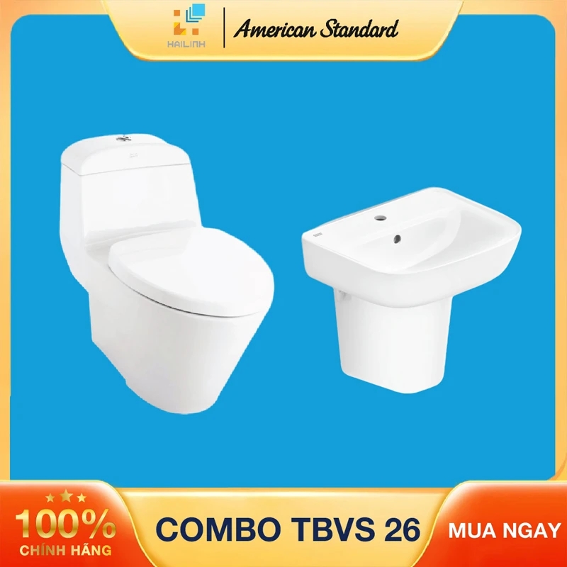 Ảnh Combo thiết bị vệ sinh American Standard 26 1