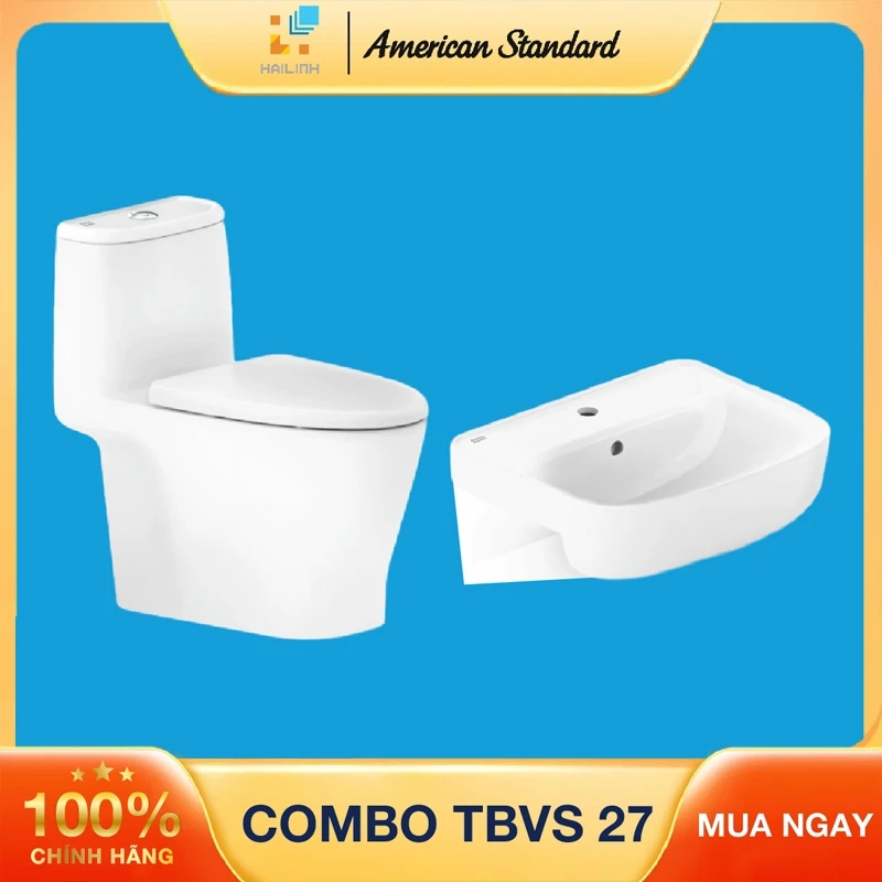 Ảnh Combo thiết bị vệ sinh American Standard 27 1