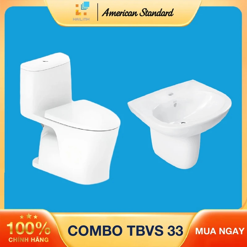 Ảnh Combo thiết bị vệ sinh American Standard 33 1