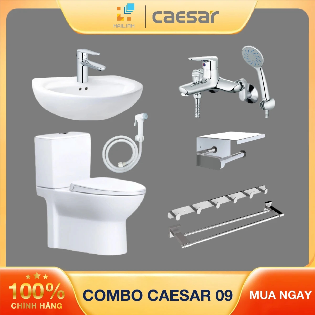Combo thiết bị vệ sinh Caesar số 9