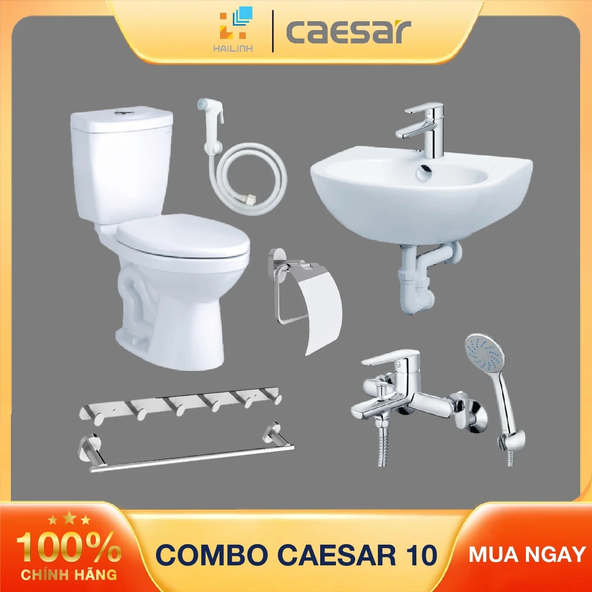 Combo thiết bị vệ sinh Caesar số 10