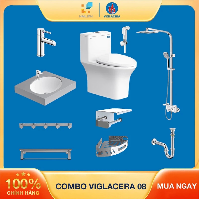Ảnh Combo thiết bị vệ sinh Viglacera số 8 1