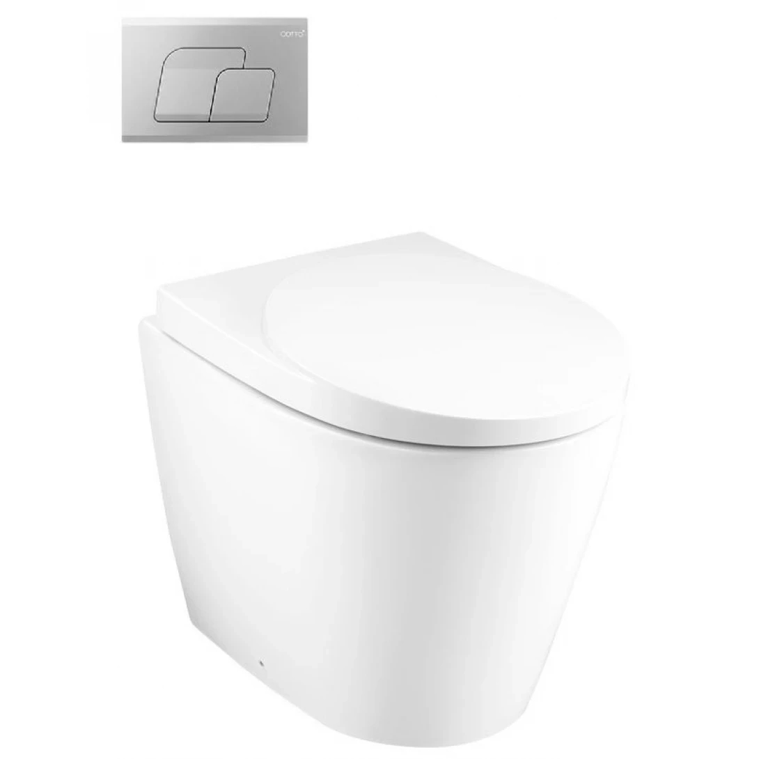 Ảnh Bồn cầu âm tường Cotto SC19507(F)+C962000+C942100 1