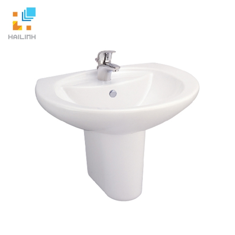 Ảnh Chậu rửa treo tường Cotto C0107+C4201 1