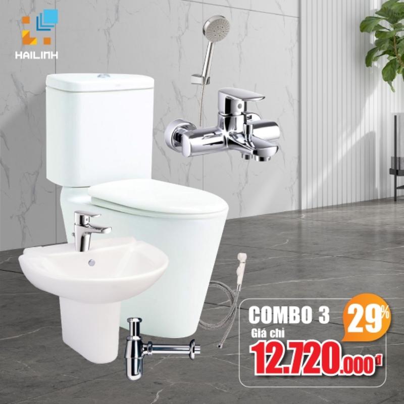 Combo thiết bị vệ sinh Cotto 03