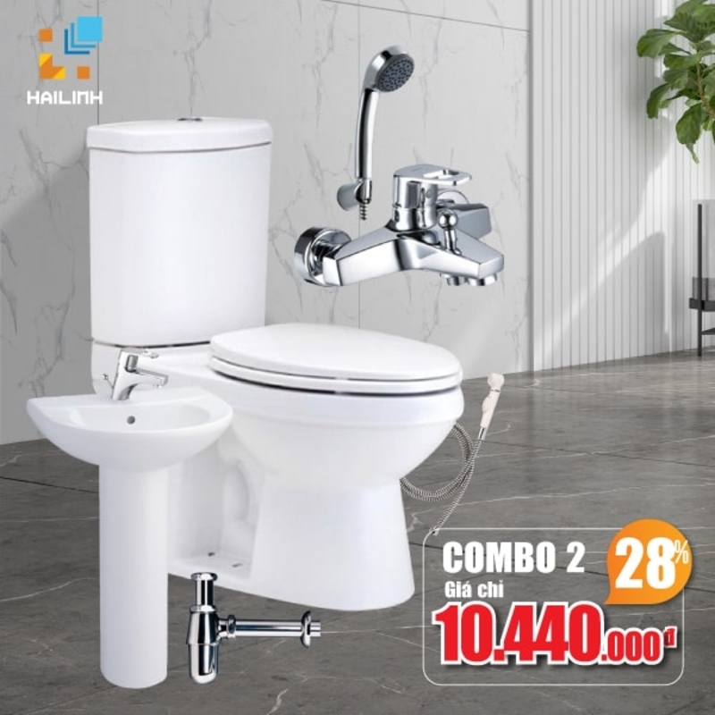 Ảnh Combo thiết bị vệ sinh Cotto 02 1