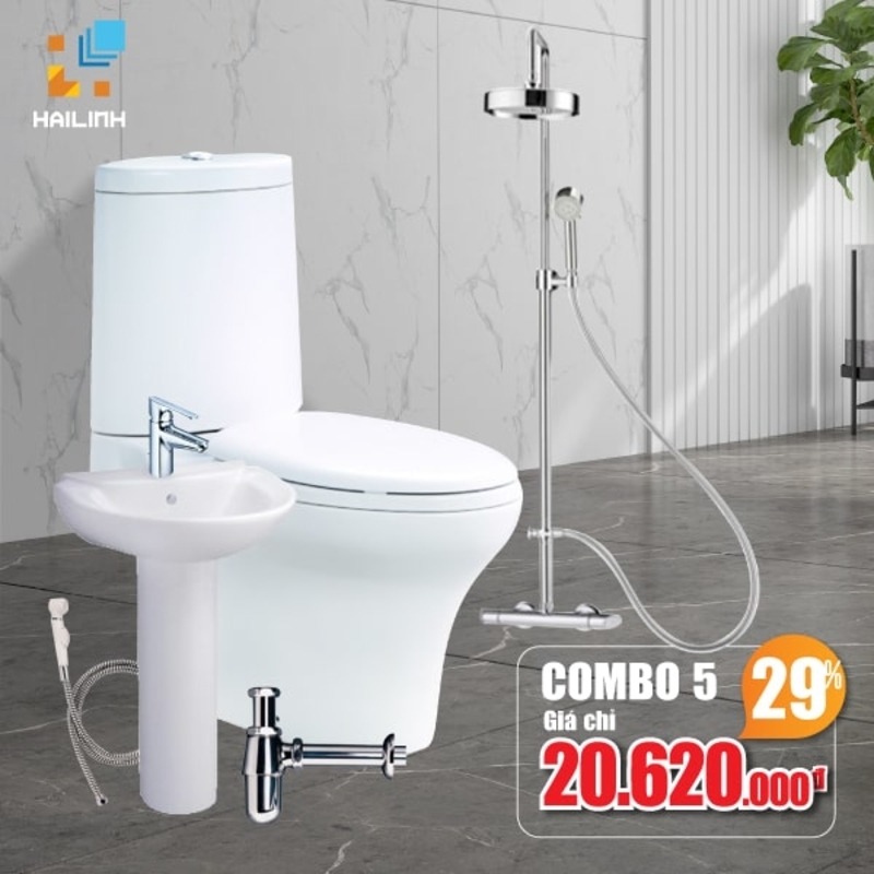 Ảnh Combo thiết bị vệ sinh Cotto 05 1