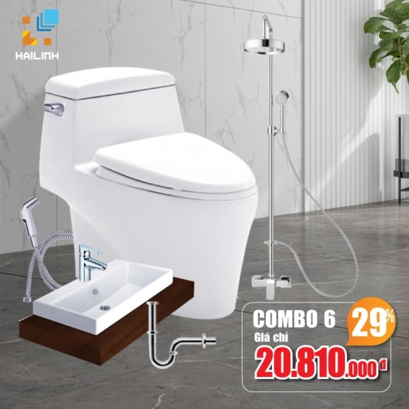 Ảnh Combo thiết bị vệ sinh Cotto 06 1