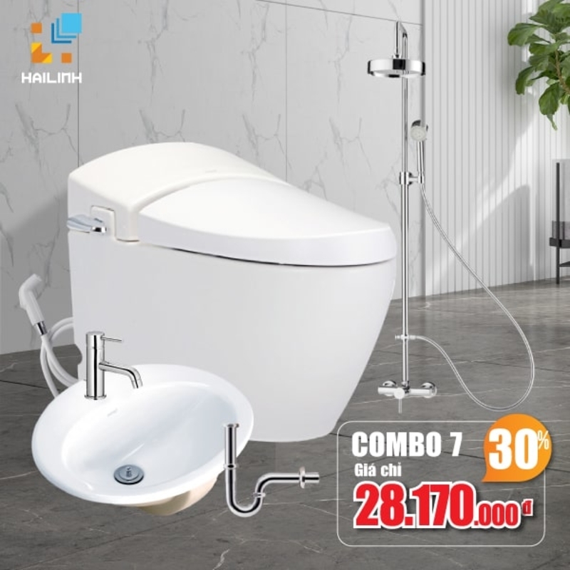 Ảnh Combo thiết bị vệ sinh Cotto 07 1